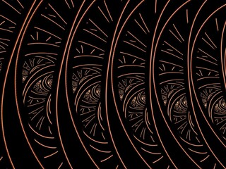 Imaginatory fractal background Image