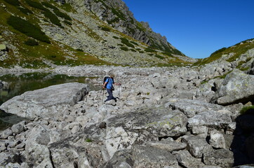 Wycieczka górska, Dolina za Mnichem, Staw Staszica © Ewa