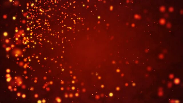 Abstract background Christmas light glittering and particle dark and grain processed
