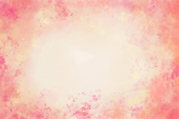 Obraz premium 背景 素材 水彩 テクスチャ ピンク 黄色