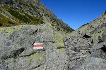 Szlak na przełęcz Wrota Chałubińskiego, Tatry © Ewa