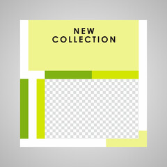 Fototapeta premium Set of sale banner template design. Editable post template social media banners for digital marketing. Vector illustration.