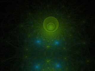 Imaginatory fractal background Image