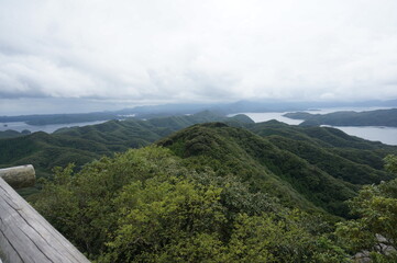 대마도 정상에서 보는 절경