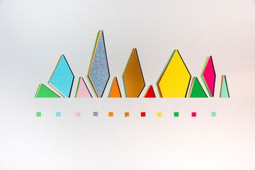 Decorative chart on white background