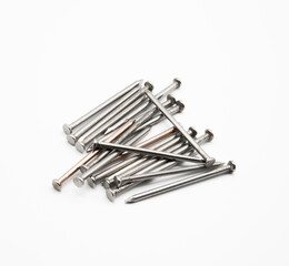 nails isolated on white background