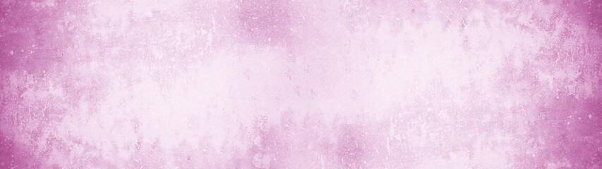 Abstract pink shades aquarelle illustration. Watercolor for creative grunge design, vintage cards, retro templates painted on white paper texture background banner panorama