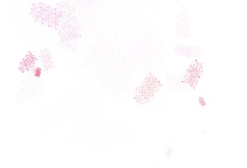 Light Pink vector texture with artificial intelligence concept.