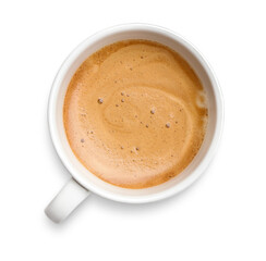 coffee cup on white background