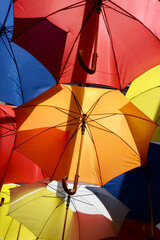 colorful umbrellas background
