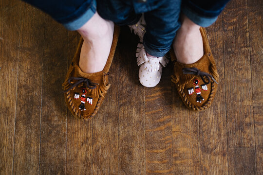 Mother and Daughters Feet