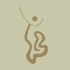 Vector jewelry accessories. Hand drawn doodle illustration of fashionable objects. Female clothing elements. Simple abstract drawing