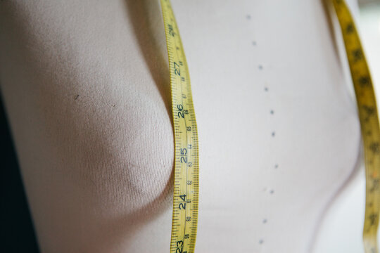Dress Form with a Tape Measurer