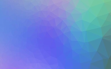 Obraz premium Light Multicolor, Rainbow vector abstract polygonal texture. A vague abstract illustration with gradient. Template for a cell phone background.