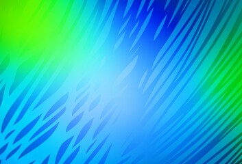 Light Blue, Green vector colorful blur background.