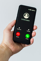 Appel téléphonique Inconnu