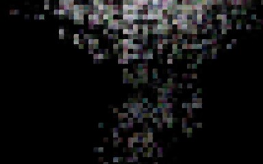 Dark Silver, Gray vector template with crystals, rectangles. Beautiful illustration with rectangles and squares. Smart design for your business advert.