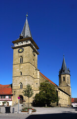 Fototapeta na wymiar Stiftskirche Öhringen, Hohenlohekreis, Baden Württemberg