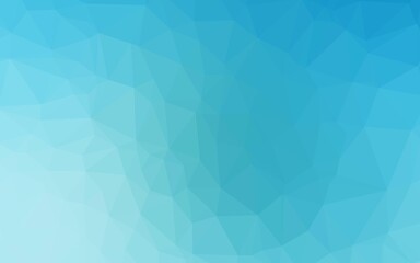 Obraz premium Light BLUE vector abstract polygonal layout. Glitter abstract illustration with an elegant design. Brand new design for your business.