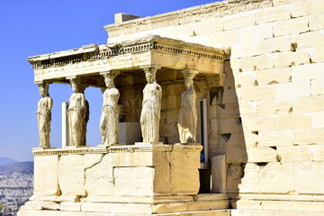 Caryatids Athens Acropolis - Parthenon Temple