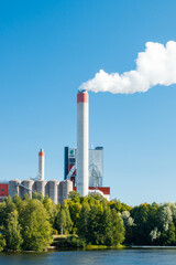 Obraz premium Kouvola, Finland - 15 September 2020: Upm Kymi factory in Kuusankoski.