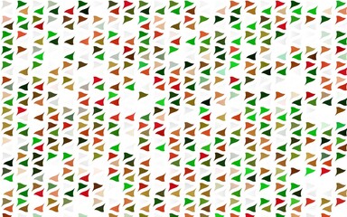 Fototapeta na wymiar Light Green, Red vector background with triangles. Modern abstract illustration with colorful triangles. Pattern can be used for websites.