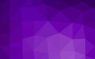 Obraz premium Light Purple vector low poly cover. Geometric illustration in Origami style with gradient. Brand new design for your business.
