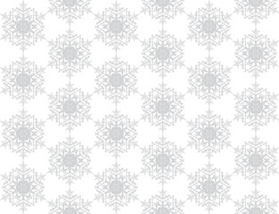 Vector seamless texture. Snowflakes christmas background. EPS 10