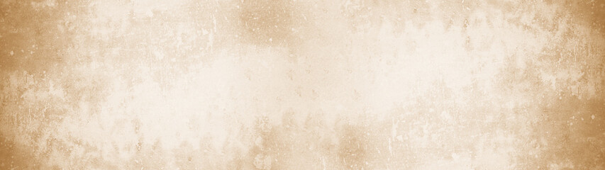 Fototapeta premium Abstract brown shades aquarelle illustration. Watercolor for creative grunge design, vintage cards, retro templates painted on white paper texture background banner panorama