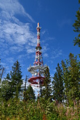 Wieża radiodo-telewizyjna, maszt na Gubałówce, Polska
