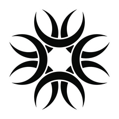 black and white tattoo