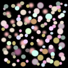 Fototapeta premium Abstract background with blurred circles