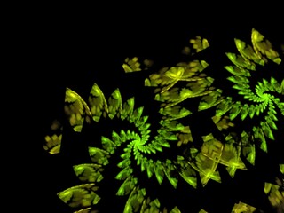 Imaginatory fractal background Image