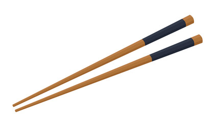 Chopsticks vector. chopsticks white background. wallpaper. free space for text.