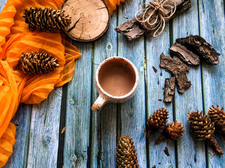 cup of coffee on table