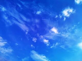 Fototapeta na wymiar the blue sky with clouds