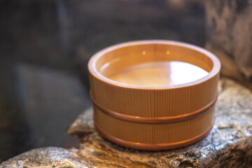 日本の温泉　和風イメージ