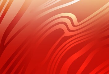 Light Red vector texture with curved lines.