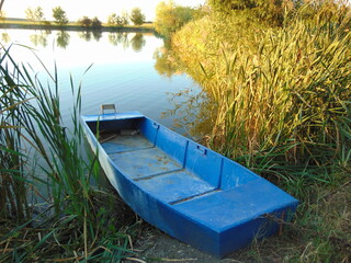 boat on the lake