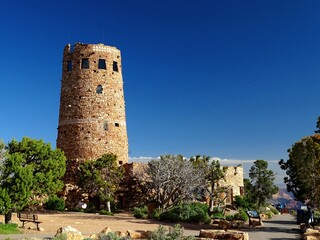 North America, United States, Arizona, Grand Canyon National Park, Desert View Watchtower
