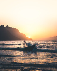 Playa del Roque de las Bodegas Sunset
