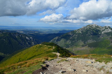 Tatry Zachodnie, widok z Trzydniowańskiego Wierchu, Polska © Ewa