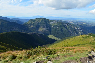 Tatry Zachodnie, widok z Trzydniowańskiego Wierchu, Polska © Ewa
