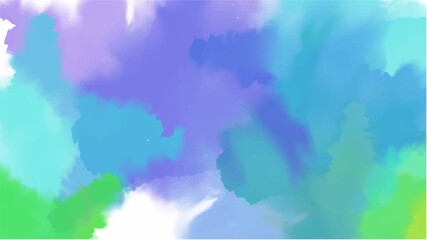 Obraz premium Colorful vector watercolor backgrounds for poster, brochure or flyer, Bundle of watercolor posters, flyers or cards. Banner template.