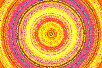 Bright Circular Low Poly Gradient Crystallize Energetic Background Illustration