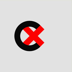 Obraz premium C letter logo icon template