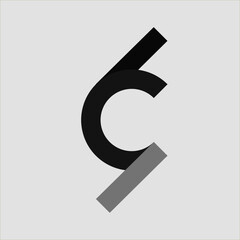 C letter logo icon template