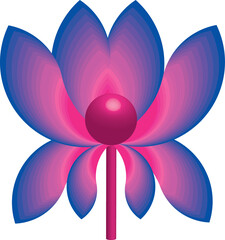 abstract flower illustration