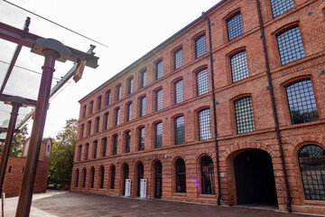 Łódź miasto biała fabryka przemysł zabytek © Dariusz