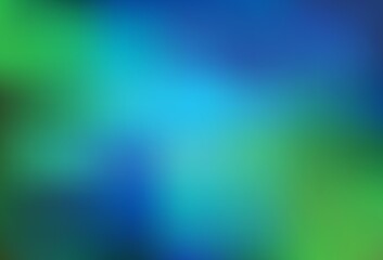 Light Blue, Green vector colorful blur backdrop.